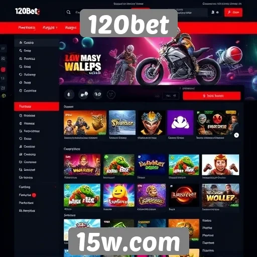 Análise da interface do usuário no site 120bet